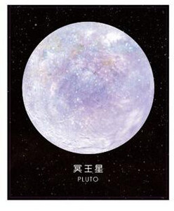 1X Starry Planet sorozat, kerek alakú jegyzettömbök öntapadó jegyzetfüzet irodai jegyzetfüzet irodaszerek