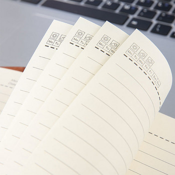 Σημειωματάρια A6 And Journals Kawaii Notepads Diary Agenda 2023/24 Weekly Planner Writing Paper for Students School Supplies