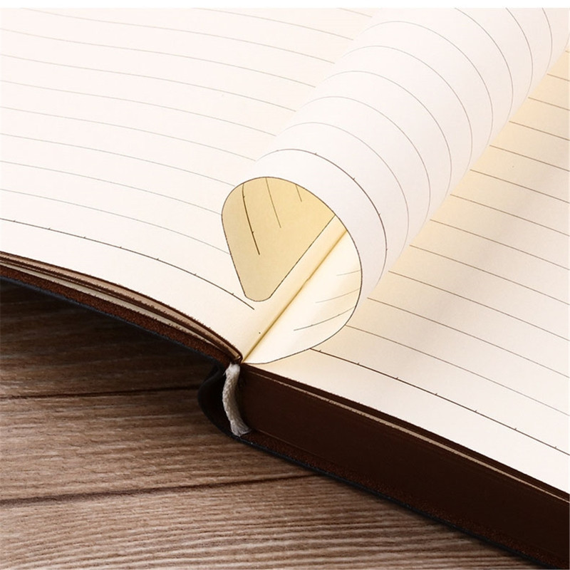 2022 m. Naujas nešiojamasis vintažinio rašto PU odinis nešiojamojo kompiuterio dienoraštis užrašų knygelės raštinės reikmenų dovana