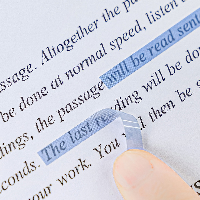 1 бр. Комплект тънки индексни стикери 300/160 листа PET Цветни бележки Лепящи бележки Етикет Книга Точков маркер Офис Училище A7334