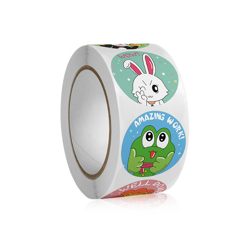 Studentų motyvaciniai lipdukai Mieli gyvūnų lipdukai apdovanojimų lipdukai vaikams lipdukai mielas gyvūnas Lipnios etiketės