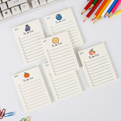 Βιβλίο σημειώσεων Simple Memo Pad Tearable Not Sticky Kawaii Decoration Sticky Notes Fruit Hand Account Memo Message Paper To Do List
