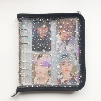 Yiwi Transparent Star Soft PVC Portable Photo Album Jelly Color Album for Mini Instax & Name Card Album de Photos