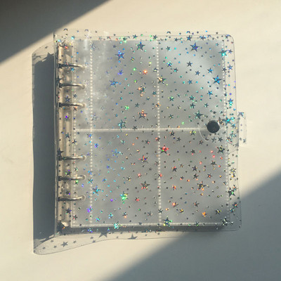 Yiwi Transparent Star Soft PVC Portable Photo Album Jelly Color Album for Mini Instax & Name Card Album de Photos