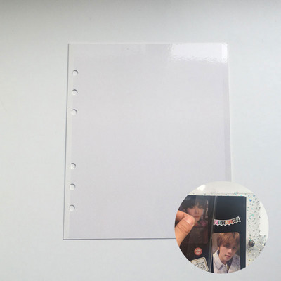 Yiwi Transparent Star Soft PVC Portable Photo Album Jelly Color Album for Mini Instax & Name Card Album de Photos