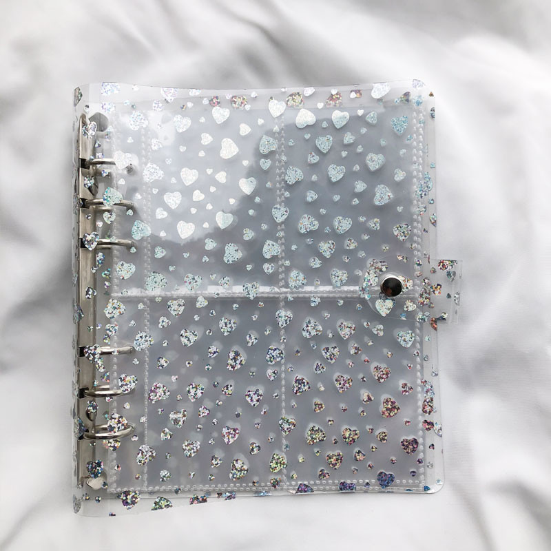 „Yiwi Transparent Star“ minkštas PVC nešiojamas nuotraukų albumas „Jelly Color“ albumas, skirtas „Mini Instax“ ir vardo kortelės nuotraukų albumui