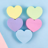 120 φύλλα Heart Sticky Notes Notepad Αυτοκόλλητα σημειωματάρια Αυτοκόλλητο σημειωματάριο Planner για Αξεσουάρ γραφικής ύλης γραφείου σχολείου