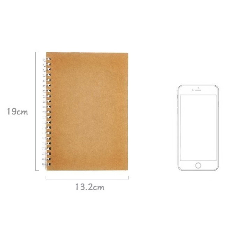 Творчески бележници Дневник Седмичен месечен плановик за ученици Спирален органайзер Книга Крафт График Хартия Офис консумативи