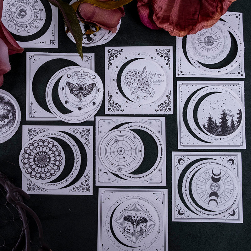 Mr.paper 8 стила 30 бр./книга Естетична пеперуда Memo Pad Литературно цвете Ръчна сметка Декоративни материали канцеларски материали Memo Pad