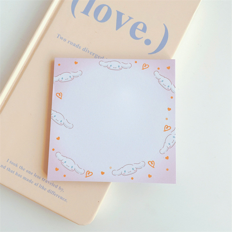 Корейски Ins Анимационни герои Сладка лепкава бележка Ученик Kawaii Memo Pad Хартия за съобщения Училищни канцеларски материали 50 листа N пъти Залепете