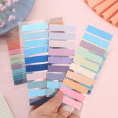 200 Φύλλα/συσκευασία Sticky Notes Πολύχρωμες αυτοκόλλητες σημειώσεις Υπόμνημα Υπόμνημα Σελιδοδείκτες Sticky Tabs Σημειωματάριο Αξεσουάρ γραφείου κορεατικά χαρτικά