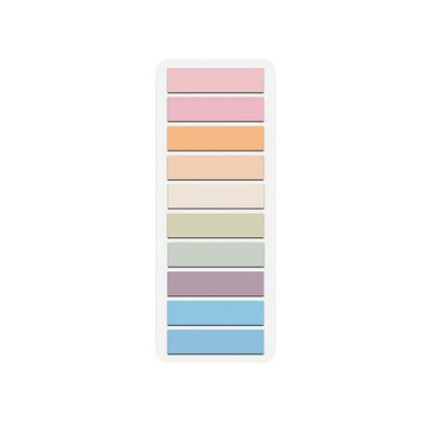 200 Φύλλα/συσκευασία Sticky Notes Πολύχρωμες αυτοκόλλητες σημειώσεις Υπόμνημα Υπόμνημα Σελιδοδείκτες Sticky Tabs Σημειωματάριο Αξεσουάρ γραφείου κορεατικά χαρτικά