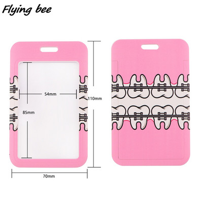 Flyingbee X2029 Tooth Bank Κάτοχος πιστωτικής κάρτας Πορτοφόλι Λεωφορείο ID Όνομα κάρτας εργασίας Κάτοχος κάρτας για γιατρό Οδοντίατρο Κάλυμμα Επαγγελματική κάρτα