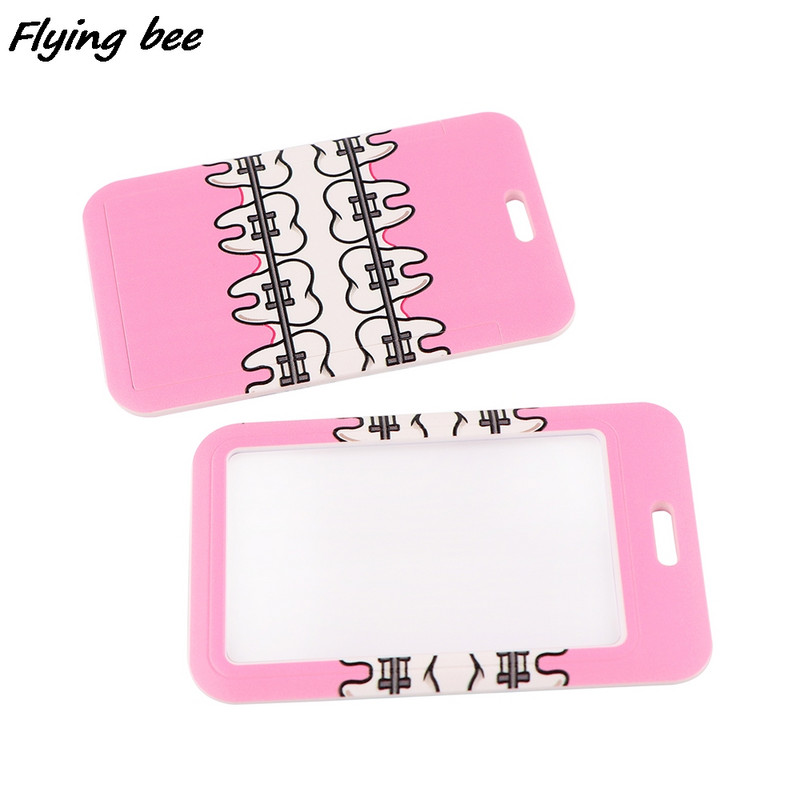 Flyingbee X2029 Tooth Bank Credit Card Holder Wallet Bus ID Name Work Card Holder For Doctor Dentist Card Cover Business Card