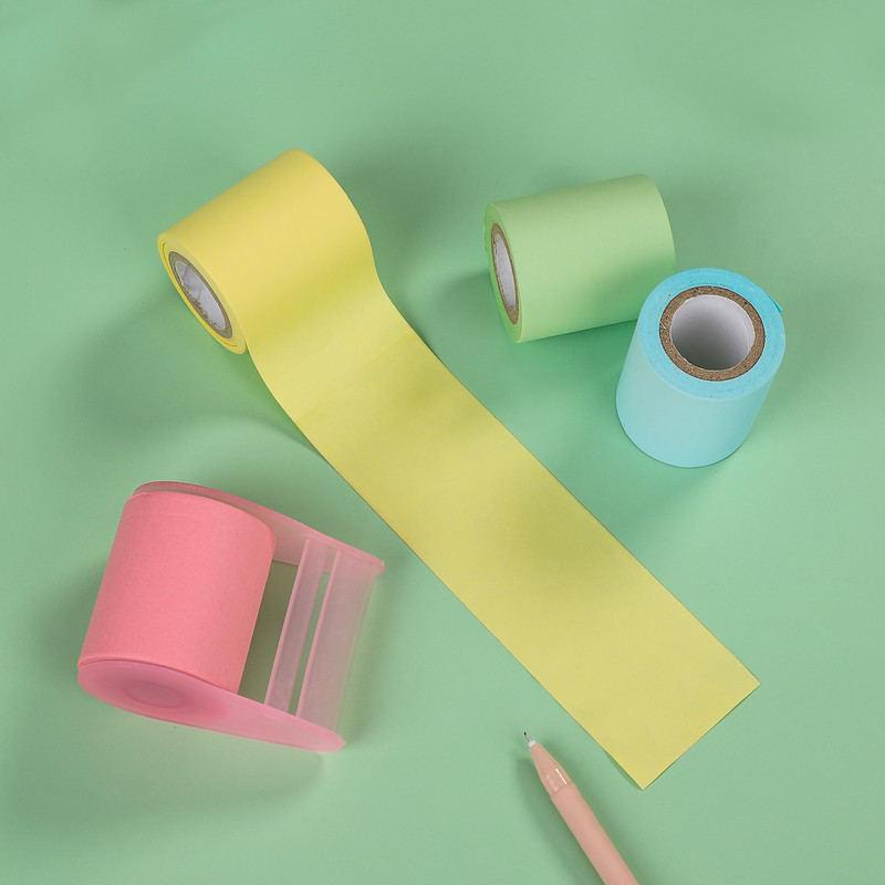 JIANWU Creative Roller Sticky Notes Корея N пъти Публикувано Обикновено мемо Съобщение Хартиен дневник Бележник Офис аксесоари Канцеларски материали