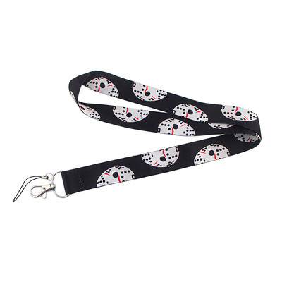 1 τεμ PC2603 The Horror Movie Killer Lanyard Τσάντα θήκης πιστωτικής κάρτας Φοιτητές Γυναίκες Travel Bank Bus Business Card Badge