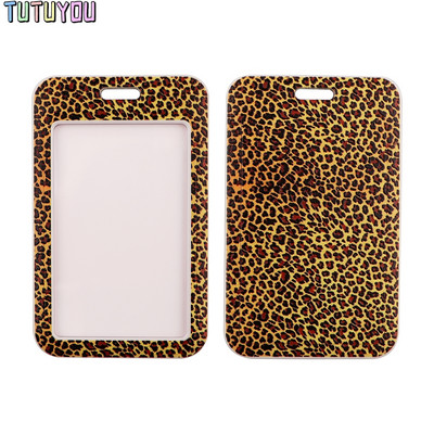 1 τεμ PC2922 Leopard Grain Fashion Bank Θήκη πιστωτικής κάρτας Πορτοφόλι Λεωφορείο ID Όνομα Κάτοχος κάρτας εργασίας για γυναίκες Κάλυμμα κάρτας Επαγγελματική κάρτα