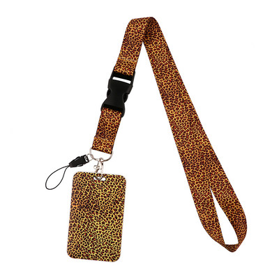 1 τεμ PC2922 Leopard Grain Fashion Bank Θήκη πιστωτικής κάρτας Πορτοφόλι Λεωφορείο ID Όνομα Κάτοχος κάρτας εργασίας για γυναίκες Κάλυμμα κάρτας Επαγγελματική κάρτα