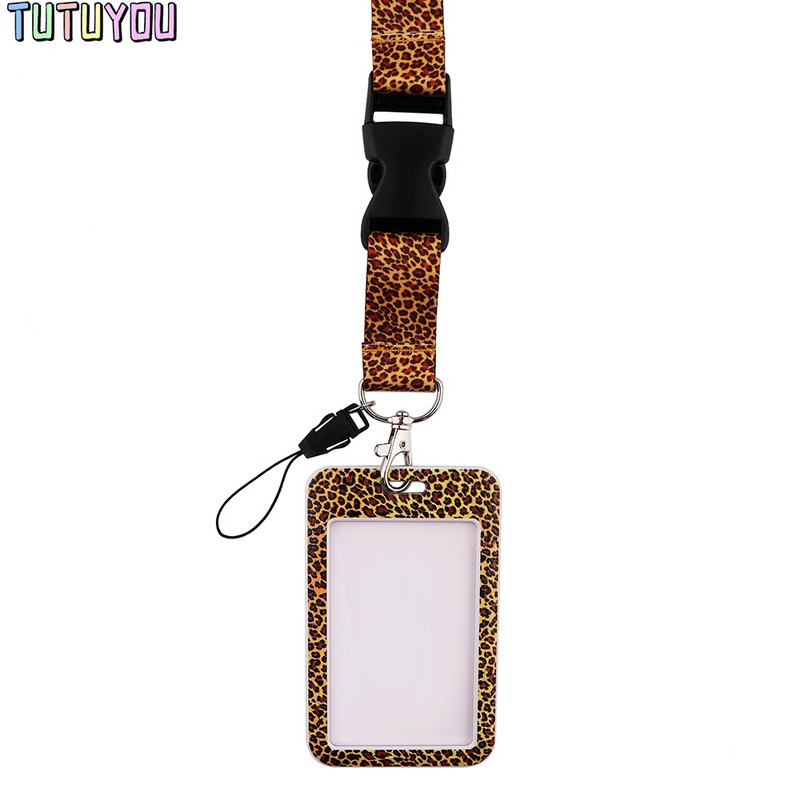 1бр. PC2922 Leopard Grain Fashion Bank Credit Card Holding Wallet Bus ID Name Work Card Holder For Women Card Cover Business Card