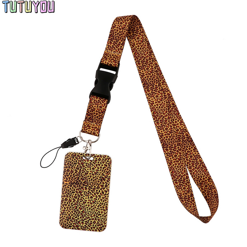 1бр. PC2922 Leopard Grain Fashion Bank Credit Card Holding Wallet Bus ID Name Work Card Holder For Women Card Cover Business Card