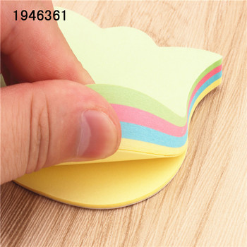 100 страници цветни самозалепващи се различни форми Memo Pad Лепящи бележки Bookmark Point It Маркер Стикер Хартия Офис Училищни пособия