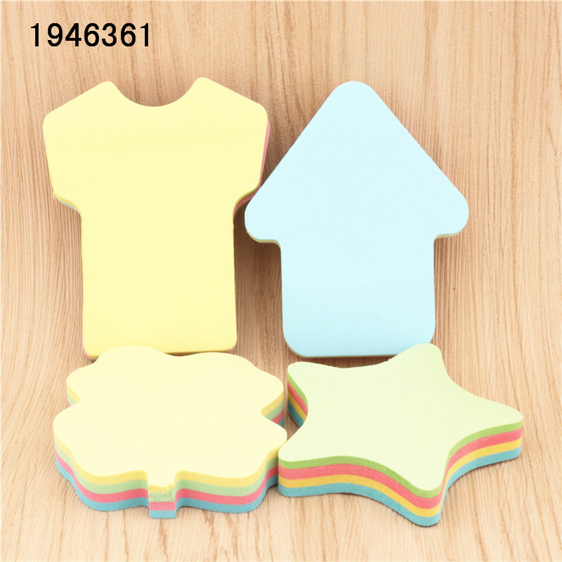 100 lappušu krāsa Pašlīmējoša Dažādas formas Piezīmju bloks Līmlapiņas Grāmatzīme Point It Marķieris Uzlīme Papīrs Biroja piederumi