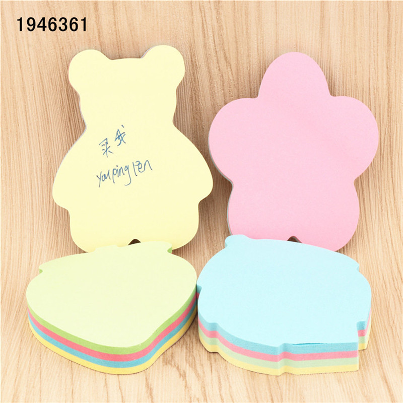 100 lappušu krāsa Pašlīmējoša Dažādas formas Piezīmju bloks Līmlapiņas Grāmatzīme Point It Marķieris Uzlīme Papīrs Biroja piederumi