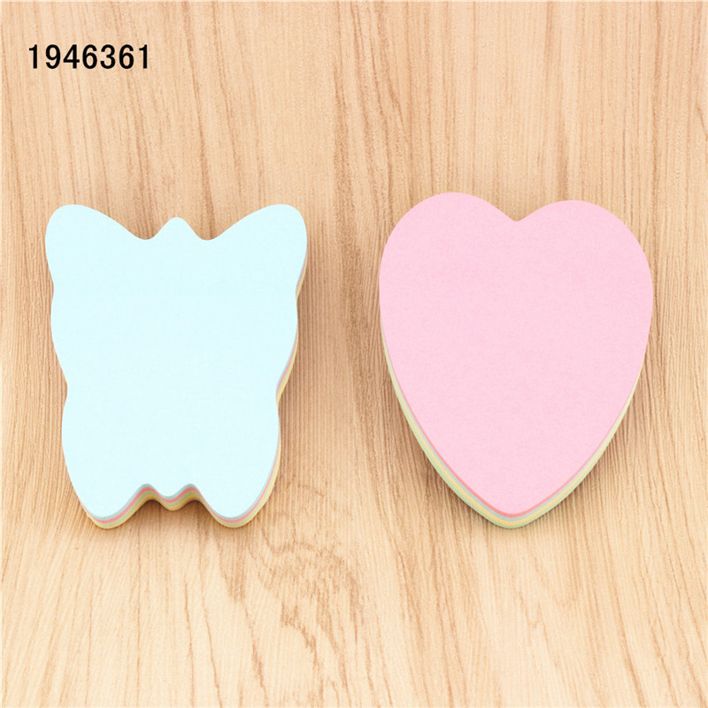 100 lappušu krāsa Pašlīmējoša Dažādas formas Piezīmju bloks Līmlapiņas Grāmatzīme Point It Marķieris Uzlīme Papīrs Biroja piederumi