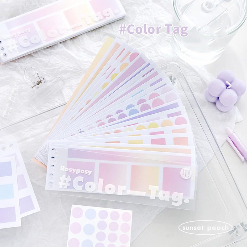 20 loksnes Krāsu birkas piezīmju bloka rādītājs Faila etiķete Līmlapiņas Brīvu lapu veids Plānotājs Dienasgrāmatas Uzlīmes Biroja skola A7149