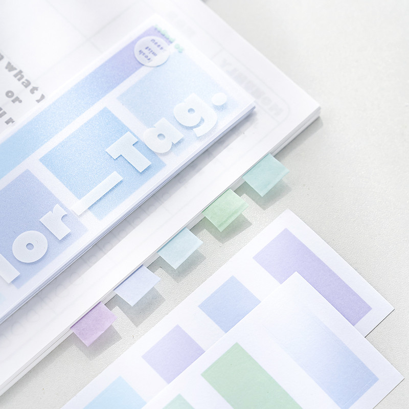 20 loksnes Krāsu birkas piezīmju bloka rādītājs Faila etiķete Līmlapiņas Brīvu lapu veids Plānotājs Dienasgrāmatas Uzlīmes Biroja skola A7149