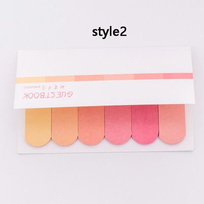 120 σελίδες Kawaii Memo Pad Αυτοκόλλητες σημειώσεις Σελιδοδείκτης Ευρετήριο ετικέτας Δημοσιεύτηκε Planner Αυτοκόλλητα Σημειωματάρια Σχολικά είδη γραφείου