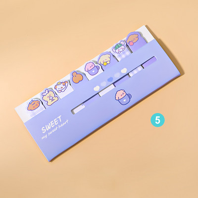 200 φύλλα Cartoon Sticky Notes Υπόμνημα σημειωματάριων Σελιδοδείκτες Σημειωματάριο Γραφική ύλη Σχολικά προμήθειες γραφείου