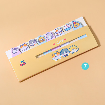 200 φύλλα Cartoon Sticky Notes Υπόμνημα σημειωματάριων Σελιδοδείκτες Σημειωματάριο Γραφική ύλη Σχολικά προμήθειες γραφείου