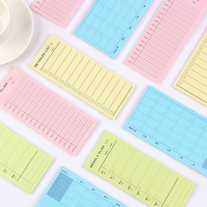 1 gab. Ikdienas iknedēļas mēneša plānotāja kontrolsaraksts Pārnēsājamas mazas grāmatu piezīmju lapiņas Līmlapiņas Kancelejas piederumi Skolas piederumi