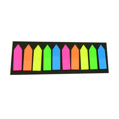Kdd Mini Memo Pad Σελιδοδείκτες Fluorescence Self-Stick Notes Ευρετήριο Planner Χαρτικά Σχολικά προμήθειες Χαρτί αυτοκόλλητα