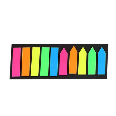 Kdd Mini Memo Pad Σελιδοδείκτες Fluorescence Self-Stick Notes Ευρετήριο Planner Χαρτικά Σχολικά προμήθειες Χαρτί αυτοκόλλητα