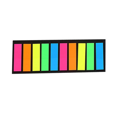 Kdd Mini Memo Pad Σελιδοδείκτες Fluorescence Self-Stick Notes Ευρετήριο Planner Χαρτικά Σχολικά προμήθειες Χαρτί αυτοκόλλητα