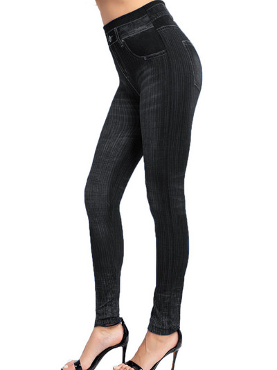 CUHAKCI Sexy Leggins Push Up Faux τζιν παντελόνι Ελαστικό ψηλόμεσο γυναικείο κολάν Αθλητικό παντελόνι Προπόνηση Running Fitness Gym