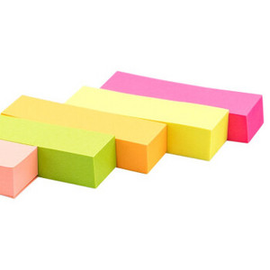Deli 7154 50 * 15mm Καρτέλες ευρετηρίου 5 χρωμάτων Dispenser Planner Αυτοκόλλητα Divider Αναλώσιμα γραφείου Χαρτί Sticky Notes