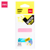 Deli PET Index Tabs Planner Stickers 3 χρώματα 30 φύλλα/τσάντα Σχολικά είδη γραφείου σπιτιού Ευρετήριο Divider Sticky Notes Paper EA11802