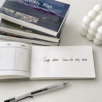 Ins Famous Scenery Weekly Planner Notebook Καθημερινή λίστα ελέγχου Σημειωματάριο Σημειωματάριο 120 φύλλων Paperlaria Kawaii Stationery