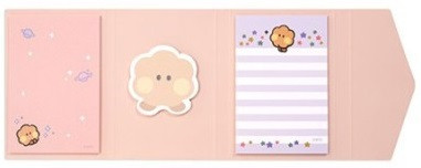 Cute Animals Party 3 Layers Sticky Notes Pad To Do List Planner Αυτοκόλλητο Σημειωματάριο Χαριτωμένη διακόσμηση γραφείου Χαρτικά Κορεατικά
