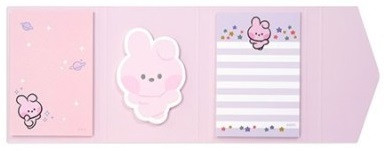 Cute Animals Party 3 Layers Sticky Notes Pad To Do List Planner Αυτοκόλλητο Σημειωματάριο Χαριτωμένη διακόσμηση γραφείου Χαρτικά Κορεατικά