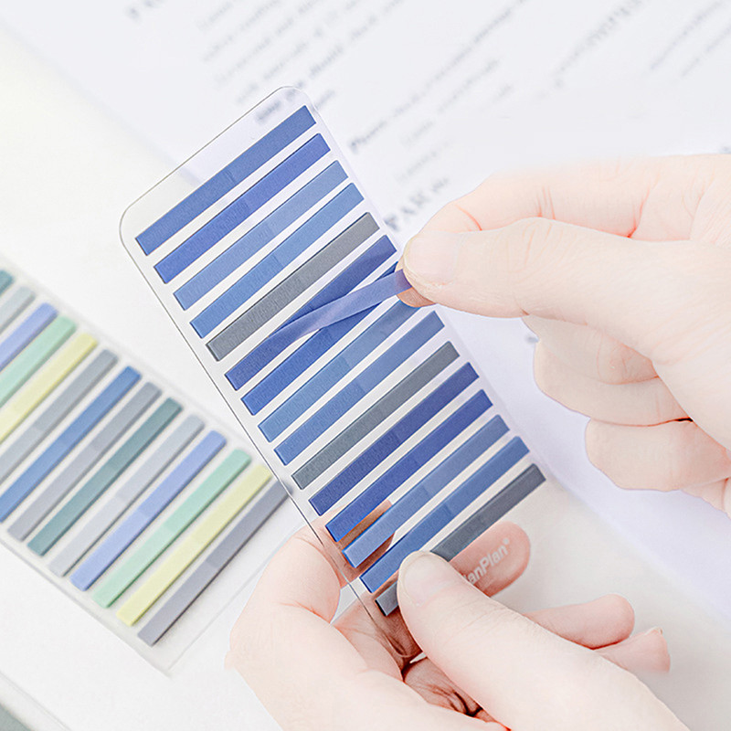 160/300 loksnes Slim Index Uzlīmju komplekts PET birkas Grāmatas vietas marķieris Līmlapiņas ziņojumu lapām Indeksa klasifikācijas atgādinājumi