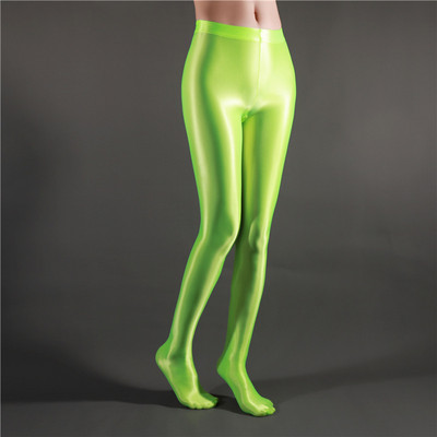ÚJ Fényes Átlátszatlan Leggings Fényes Magas Derekú Harisnya Szexi Harisnya Jóga Nadrág Edzés Női Sport Leggings Fitnesz