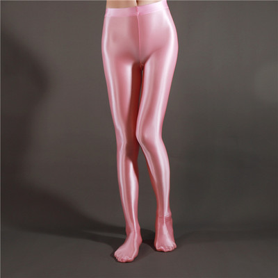 ÚJ Fényes Átlátszatlan Leggings Fényes Magas Derekú Harisnya Szexi Harisnya Jóga Nadrág Edzés Női Sport Leggings Fitnesz