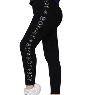Μαύρο Stretch Skinny Παντελόνι Γυναικείο Κολάν Περλέ βελούδινο Παχύ βελούδινο ελαστικό παντελόνι Tide Φθινοπωρινό Χειμερινό κολάν