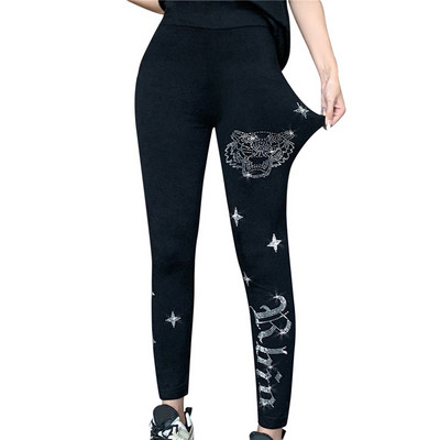 Μαύρο Stretch Skinny Παντελόνι Γυναικείο Κολάν Περλέ βελούδινο Παχύ βελούδινο ελαστικό παντελόνι Tide Φθινοπωρινό Χειμερινό κολάν