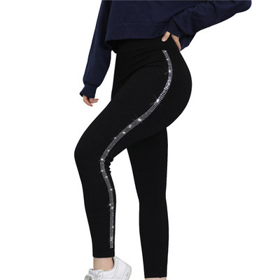 Μαύρο Stretch Skinny Παντελόνι Γυναικείο Κολάν Περλέ βελούδινο Παχύ βελούδινο ελαστικό παντελόνι Tide Φθινοπωρινό Χειμερινό κολάν