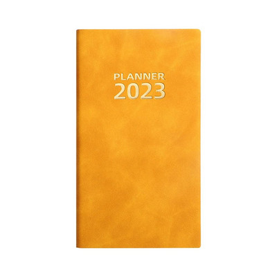 Σημειωματάριο 2023 Diary Planner Notebook A6 Μέγεθος 365 ημερών Πρόγραμμα Ημερολογίου Βιβλίο Σημειωματάρια PU Υπενθύμιση Creative Planner Desktop Date Stationer